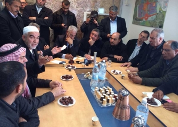 ישיבת ועדת המעקב העליונה של הציבור הערבי בישראל ברהט | צילום: עינת פישביין