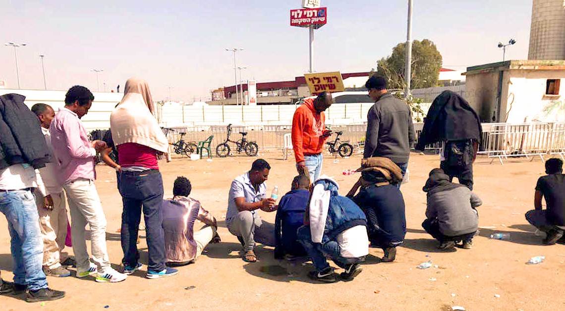 מתחם רשות ההגירה בבני ברק | צילום: חיים הר-זהב