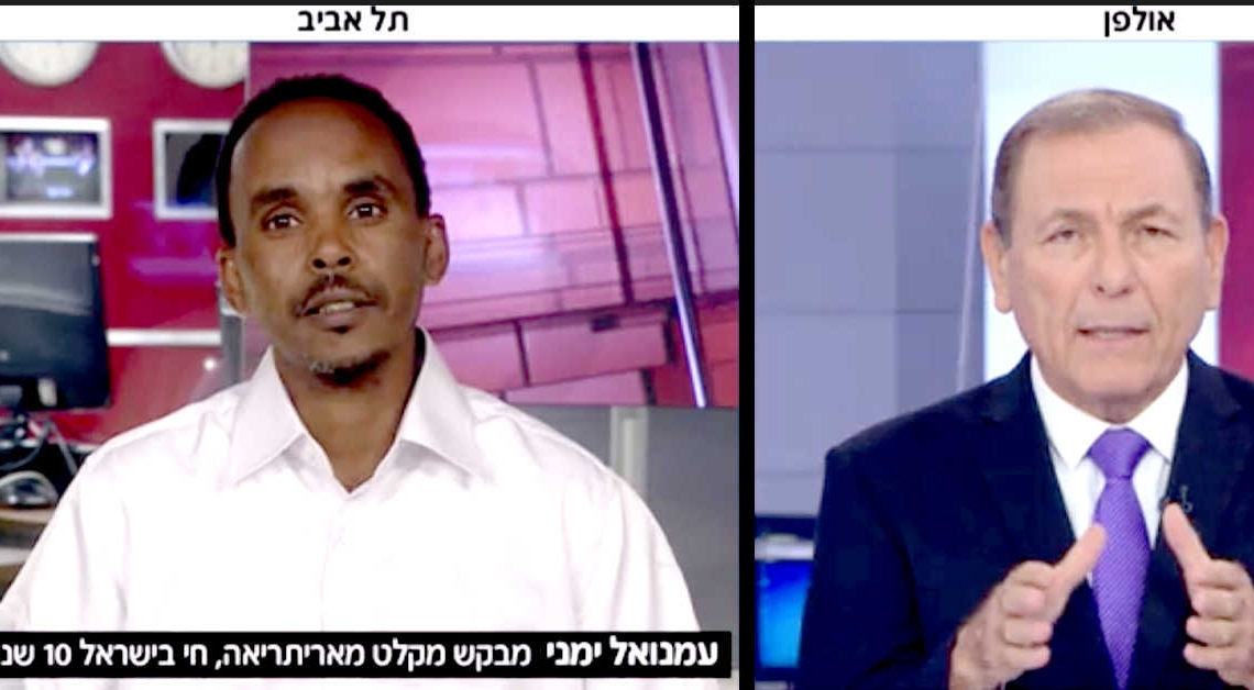 "רוצה להישאר, נקשרתי לעם היהודי" | עמנואל ימני מתראיין אצל עודד בן עמי. צילום מסך