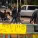 המקום בו נורה יהודה ביאדגה בידי שוטרים בבת ים | צילום: אבי בלכרמן