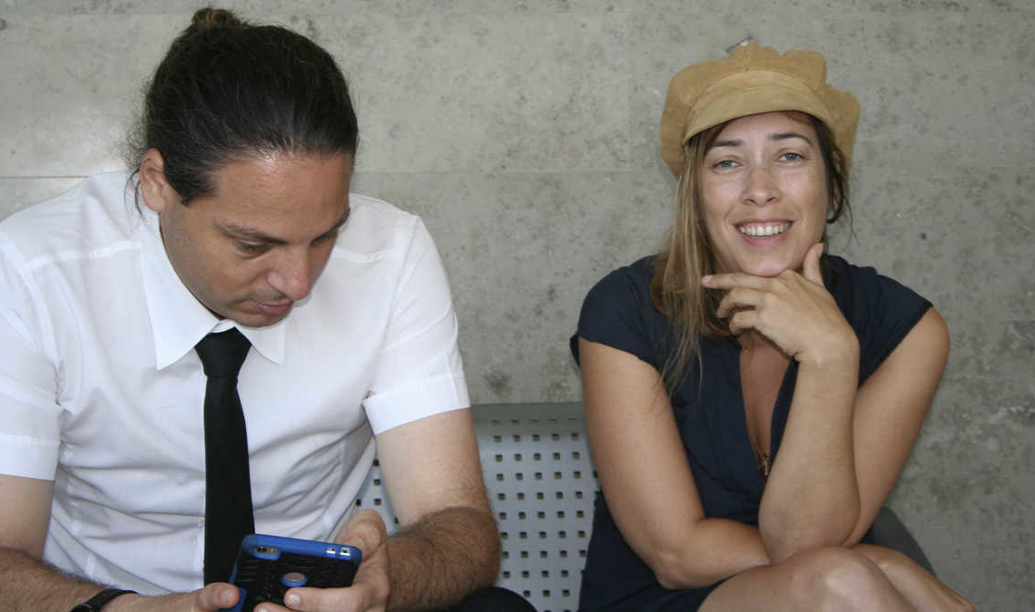 שרון שפורר ועו״ד יהונתן קלינגר בבית המשפט | צילום: אורן פרסיקו