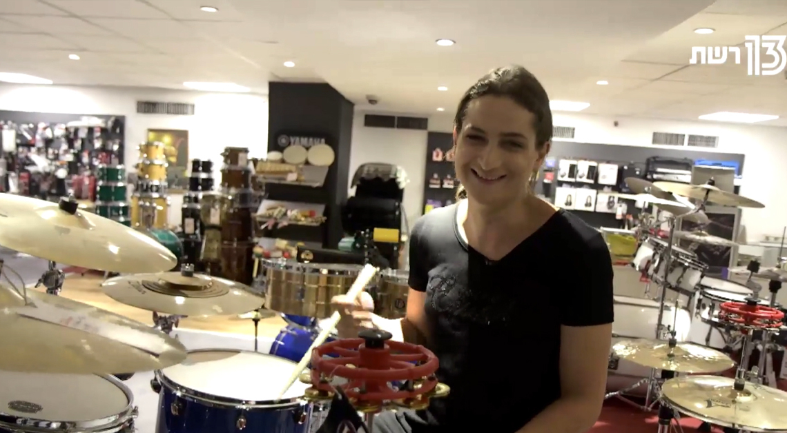 נטלי ז״ל ברגע מאושר | צילום מסך: שיחת היום עם לוסי אהריש רשת 13