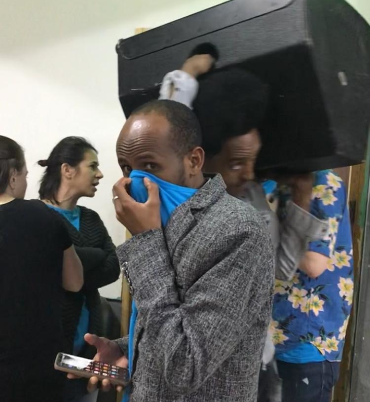 אחד מנפגעי האירוע הערב, במרכז לנשים אריתראיות בתל אביב