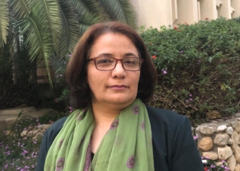 סמאח סלאימה. "אעמוד לידך בכל מאבק, לכל מקום שבו נשים מקופחות" | צילום: עינת פישביין