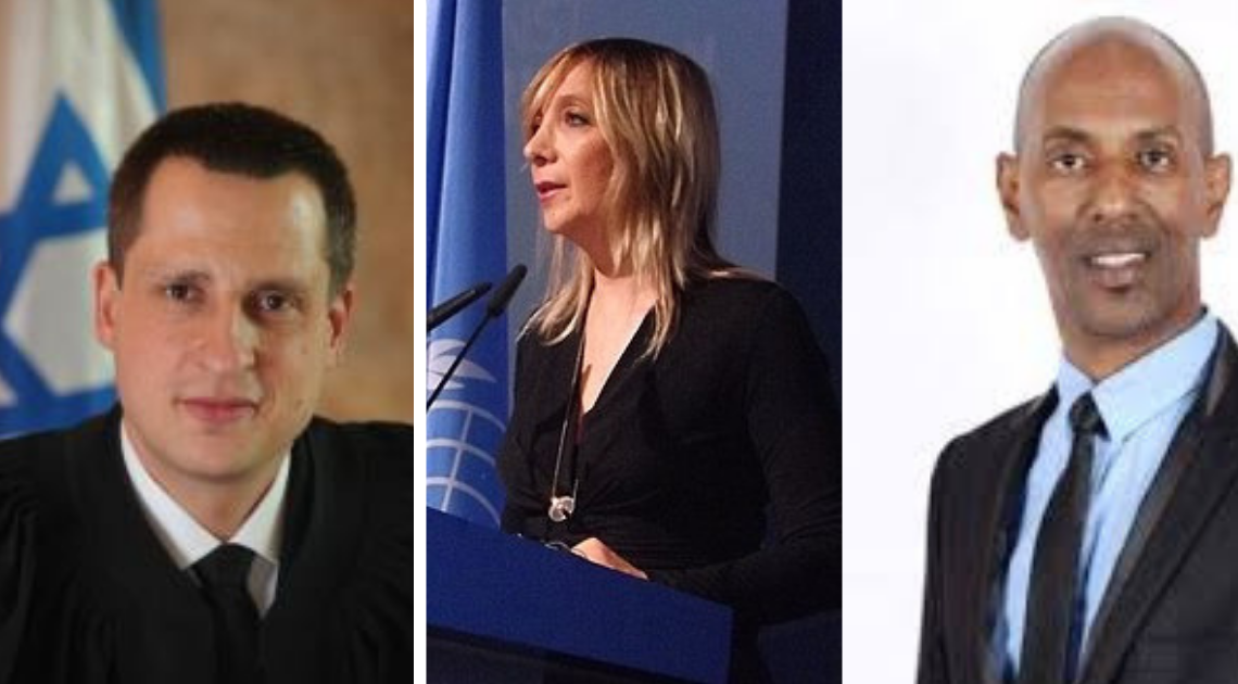 קובי זנה, איימי פלמור והשופט גיא הימן