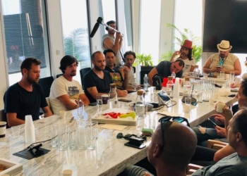 פגישת מפיקי סצנת המסיבות אתמול. "נעשה קמפיין מסודר ונוציא את האמת"