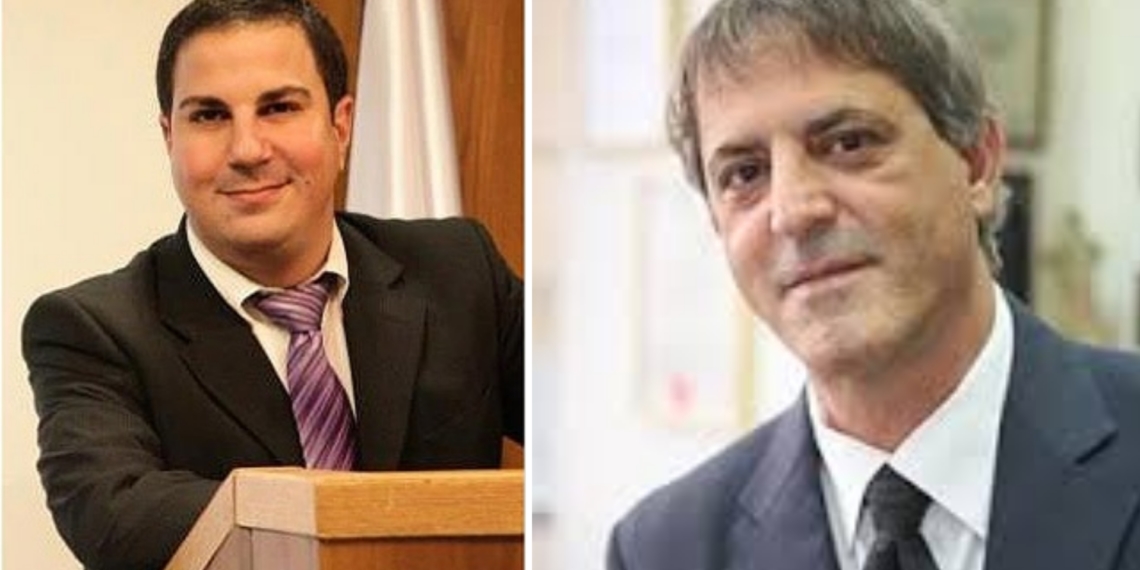 יו"ר הלשכה אבי חימי ועורך הדין רועי אברהמוביץ'