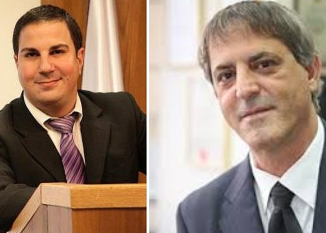 יו"ר הלשכה אבי חימי ועורך הדין רועי אברהמוביץ'