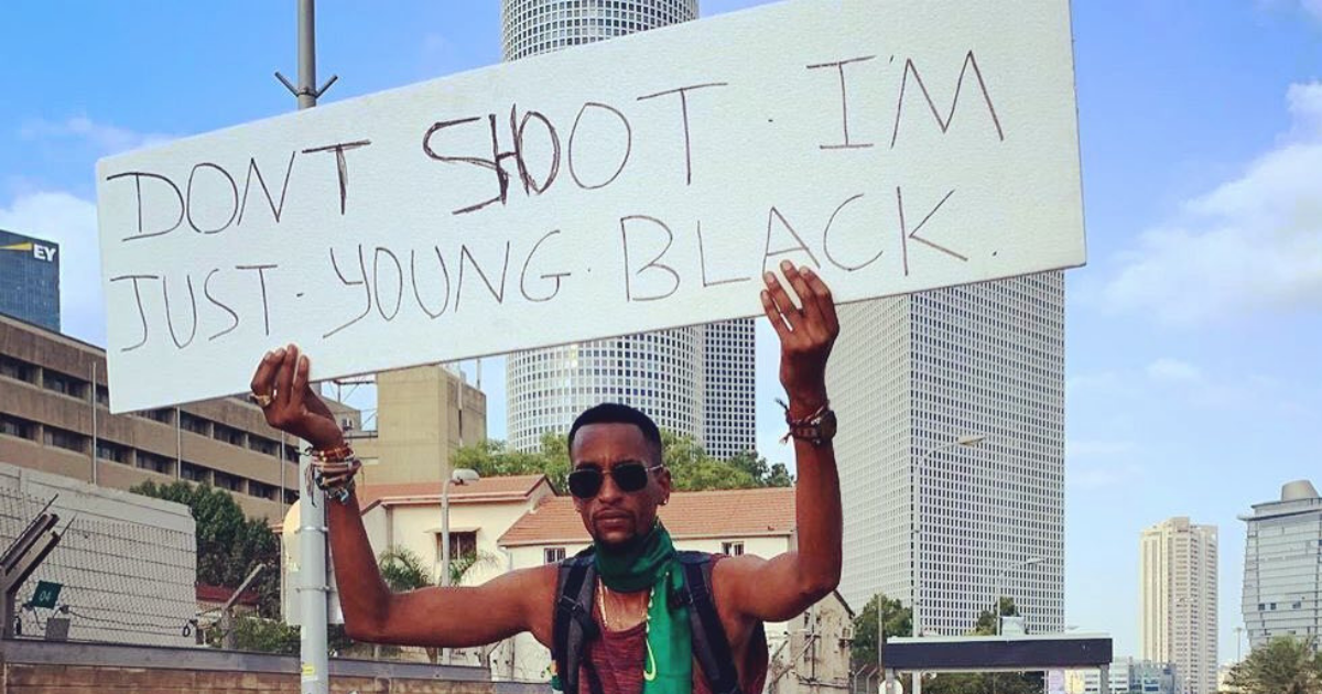 don't shoot i'm just young black