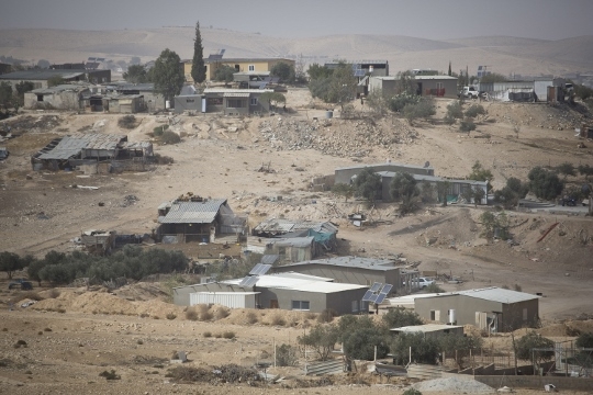 Unrecognized Bedouin village, Negev Desert, 31.10.2013