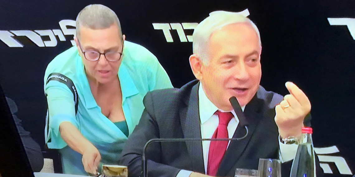 נתניהו וחני בליוייס השבוע, בכינוס סיעת הליכוד בירושלים לאחר הבחירות