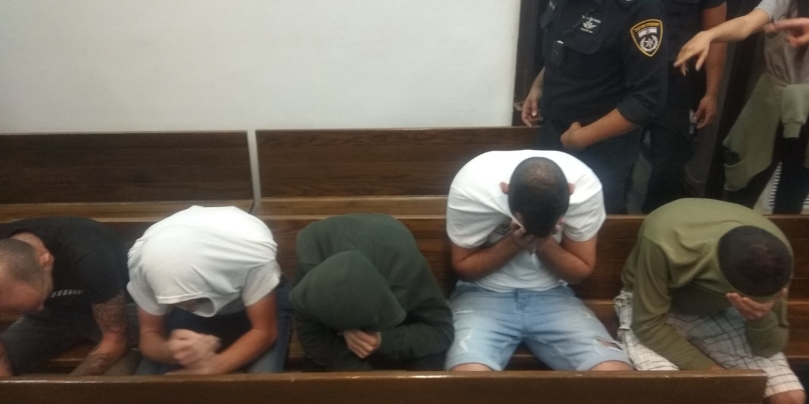עצורי פרשת הטלגרם  בבית המשפט