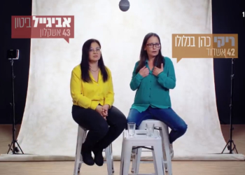 אביגיל וריקי | צילום מסך: סליחה על השאלה. כאן 11