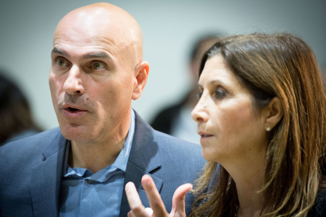 אפי נוה ועו״ד אילנה סקר 2017 | צילום: יונתן זינדל פלאש90