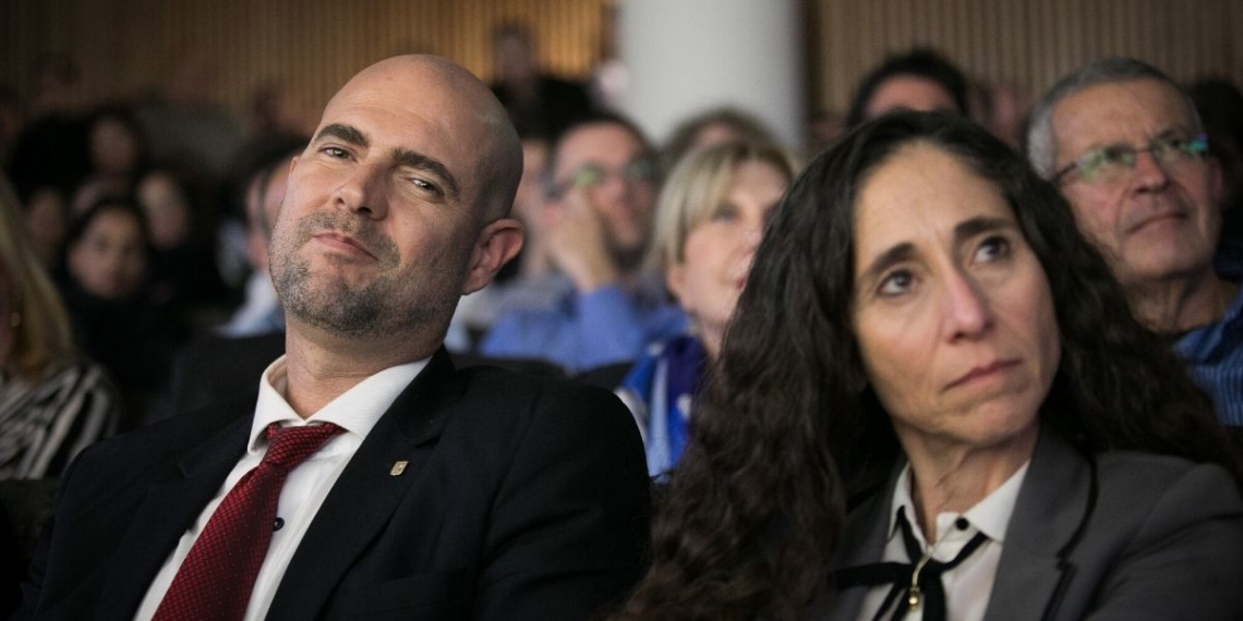 אורלי בן ארי, המיועדת לפרקליטת המדינה, ואמיר אוחנה | אוליבייה פיטוסי, פלאש 90