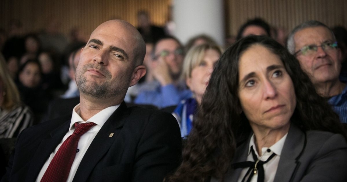 אורלי בן ארי, המיועדת לפרקליטת המדינה, ואמיר אוחנה | אוליבייה פיטוסי, פלאש 90