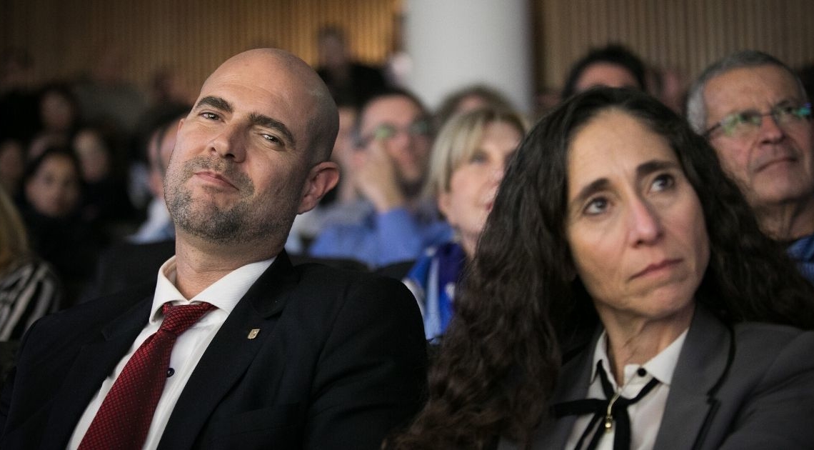 אורלי בן ארי, המיועדת לפרקליטת המדינה, ואמיר אוחנה | אוליבייה פיטוסי, פלאש 90