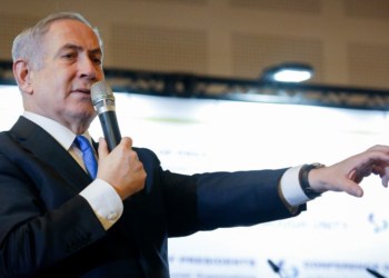 נתנ בכנס בחירות בירושלים השבוע | צילום אוליבייה פיטוסי, פלאש 90