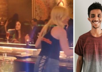 סורפל אלמו, עוכב מחוץ לבר הסליק