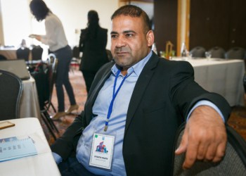 סלאמה אל אטראש, ראש מועצת אל-קסום | צילום: פלאש 90