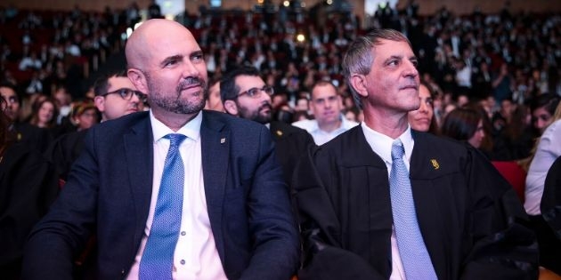 יור לשכת עורכי הדין אבי חימי והשר אמיר אוחנה. נחשבים למקורבים | צילום: פלאש 90