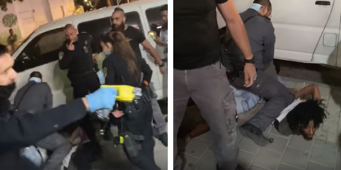המעצר האלים בדרום תל אביב בשבוע שעבר