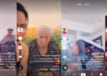 קטעים מתוך סרטוני הטיקטוק שעלו. קשישים המומים ברקע