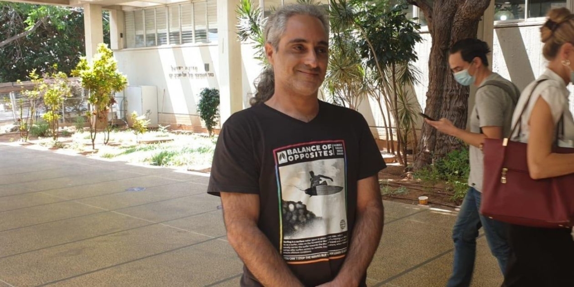 משה פ׳, בבית המשפט היום | צילום: שרון שפורר