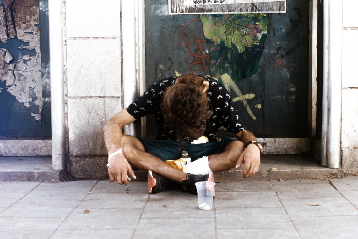 חסר בית בתל אביב | צילום: איתי רון. למצולם אין קשר לכתבה