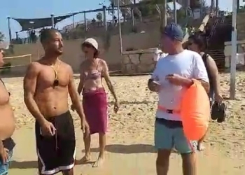 ההיתקלות עם המצילים הבוקר ביפו