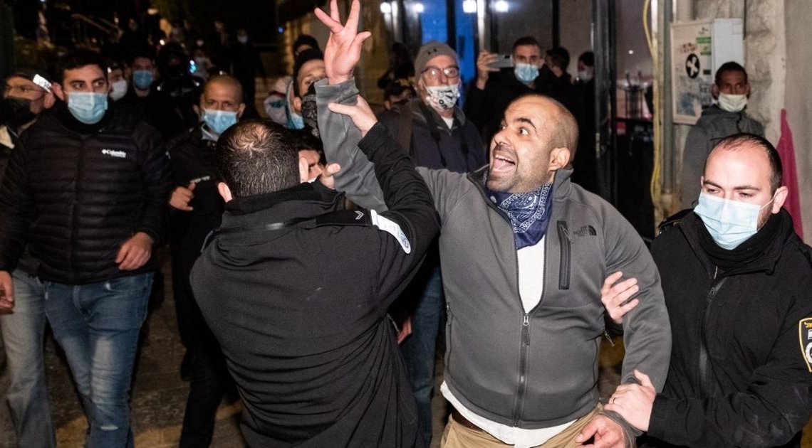 משה מירון בבלפור. צילום: מולי גולדברג