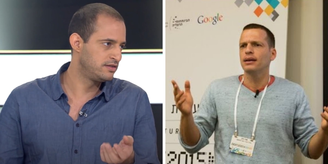 אורי רוזן מנכ"ל מאקו (מימין) ועורך האתר איתי ולדמן | צילום מסך