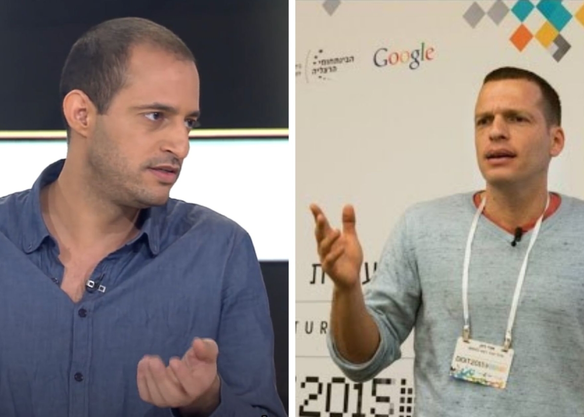 אורי רוזן מנכ"ל מאקו (מימין) ועורך האתר איתי ולדמן | צילום מסך