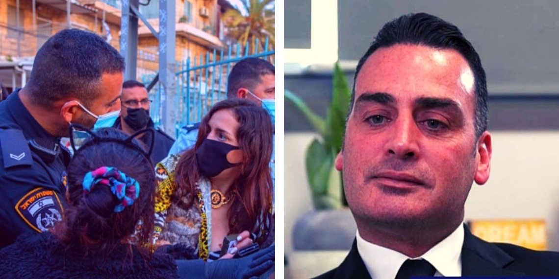 יוני ג'ורנו ושוטרים בשטח (למצולמים אין קשר לכתבה) | צילום מסך, אוליבייה פיטוסי