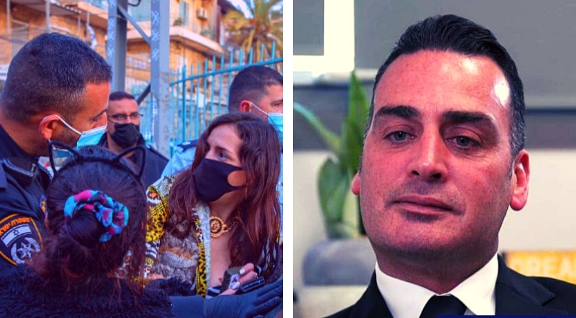 יוני ג'ורנו ושוטרים בשטח (למצולמים אין קשר לכתבה) | צילום מסך, אוליבייה פיטוסי