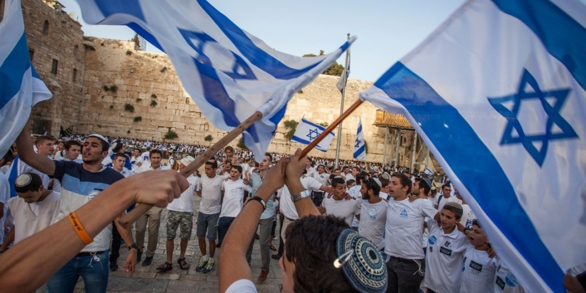 מצעד הדגלים בירושלים | צילום: זאק וג'גראס פלאש 90