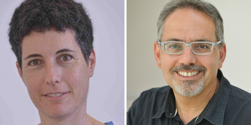 יובל אלבשן ואורנה קופרמן | צילום: הקריה האקדמית אונו, האוניברסיטה העברית