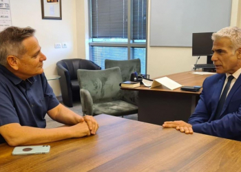 ניצן הורוביץ ויאר לפיד | צילום: צילום מסך, עמוד הטוויטר של מרצ