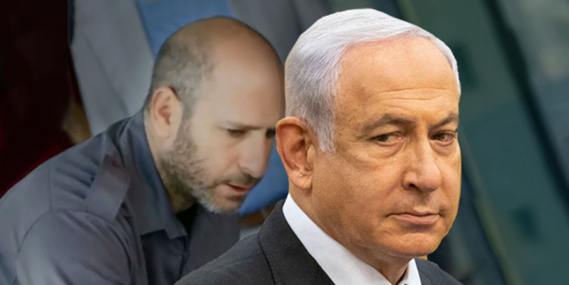 חנוך דאום ונתניהו | צילום: אוליבייה פיטוסי, צילום מסך מאקו 12