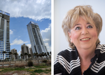 מרים פיירברג, מגדלי בריגה בנתניה | צילום: מרים אלסטר, פלאש 90