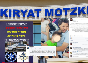 פוסטים נגד אבישר על רק בניין עיריית קריית מוצקין | צילום: שאטרסטוק