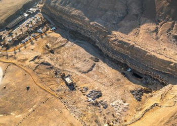 עבודות פיתוח בסלינה רמון | צילום: באדיבות עמותת קשת/שומרי המכתש