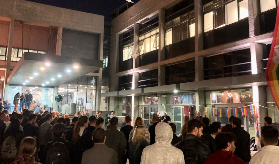 הדלקת נרות של הקהילה הגאה בטכניון