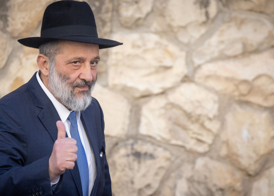 אריה דרעי לאחר שבג"ץ קיבל את העתירה לפסילת מינויו | צילום: יונתן זינדל, פלאש90