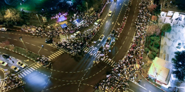 הפגנה נגד ההפיכה המשטרית בטבעון | צילון: ינון מלכין