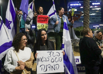 הפגנת התמיכה ברפורמה בנתניה | צילום: איתי רון