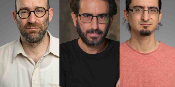 מימין: איתמר ב"ז, שוקי טאוסיג ואורן פרסיקו | צילומים: טובה דורפמן ועופר ריבק