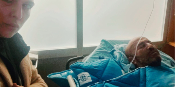 עמוס כהן ובתו מור | צילום: מור כהן