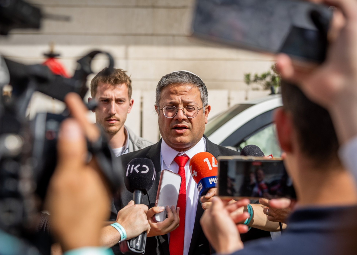 השר איתמר בן גביר | צילום: יונתן זינדל, פלאש 90