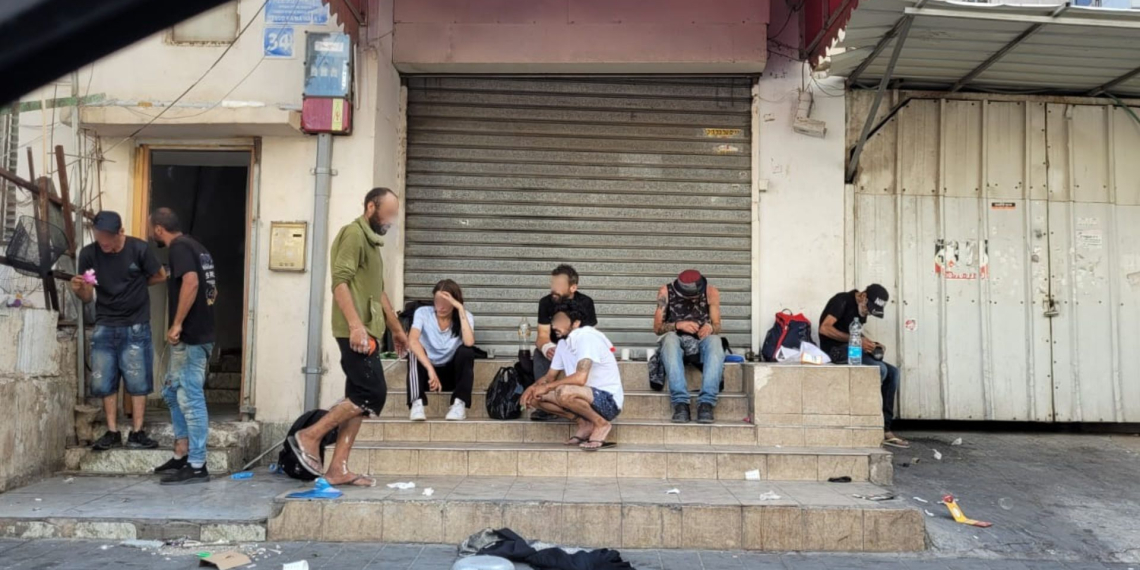 תחנת סמים בדרום תל אביב |צילום: יצחק נחמזון